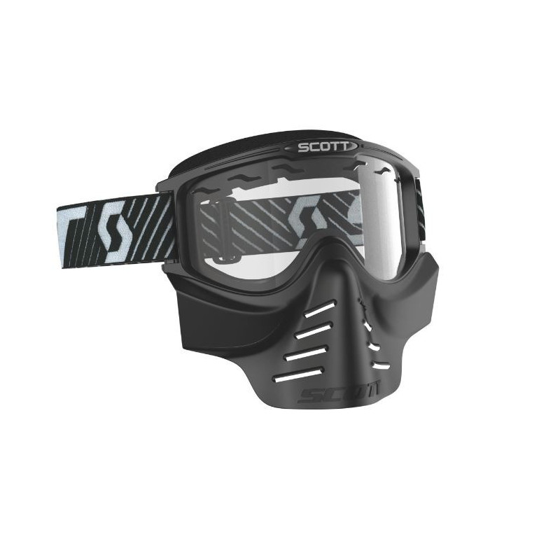 masque facial en noir parfait pour l'hiver et les sports masque facial en noir parfait pour l'hiver et les sports